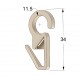 CURTAIN RAIL RING CLIP D.35 D.28 D.23 / NATURAL